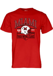 Miami RedHawks Red 2021 Frisco Football Classic Bowl Bound Short Sleeve T Shirt