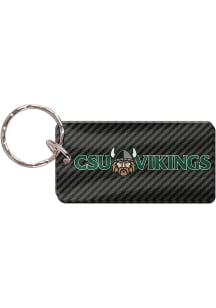 Cleveland State Vikings Carbon Keychain