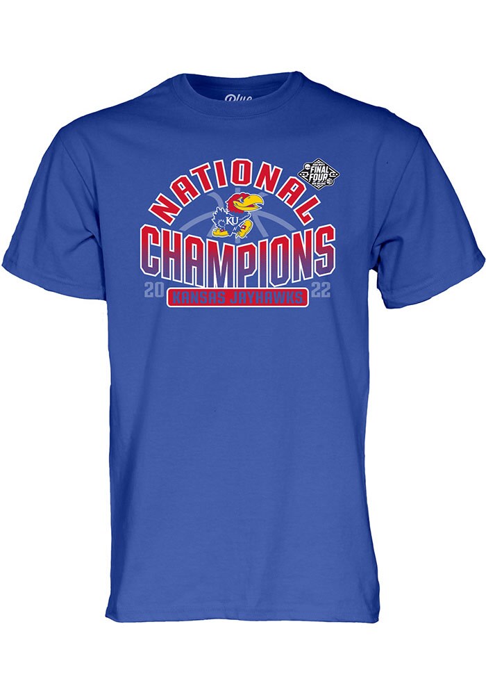 Rally Jayhawks 2022 National Champions Banners Short Sleeve T Shirt