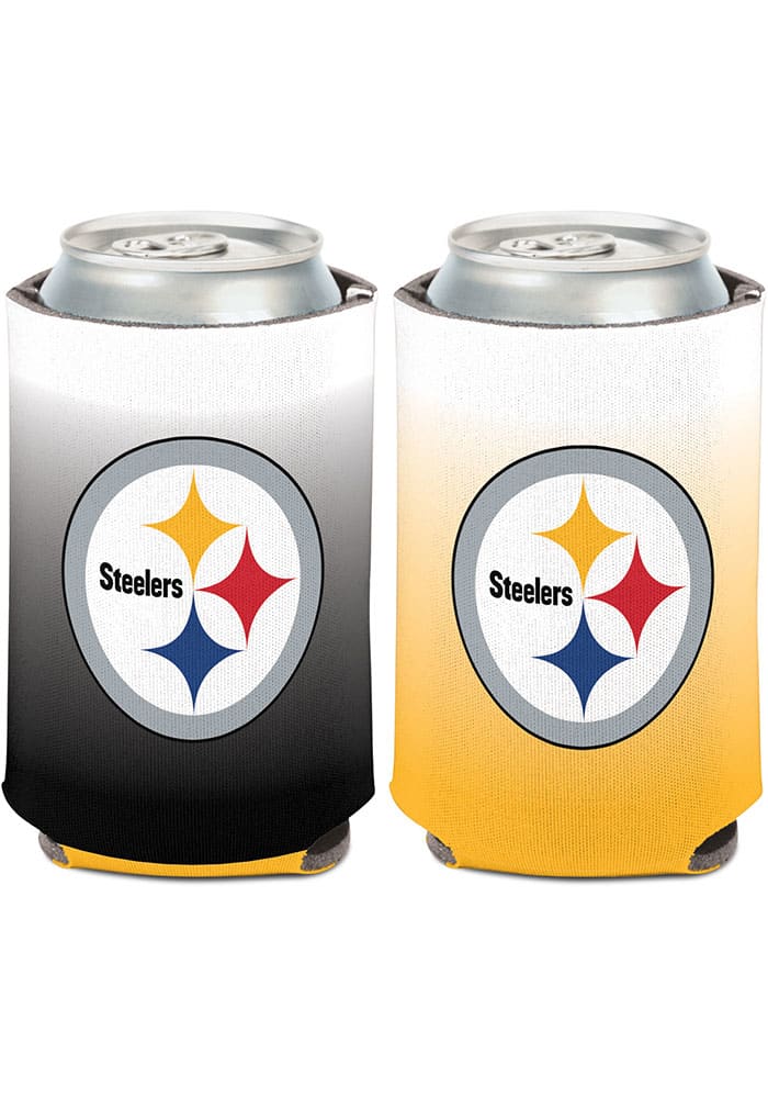 Pittsburgh Steelers Colorblock 12 oz. Slim Can Coolie