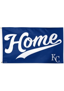 Kansas City Royals Home 3x5 Blue Silk Screen Grommet Flag