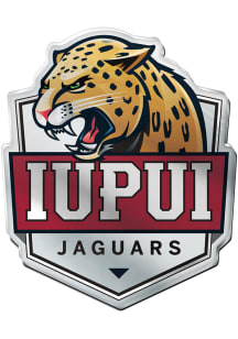 IUPUI Jaguars Freeform Car Emblem - Red