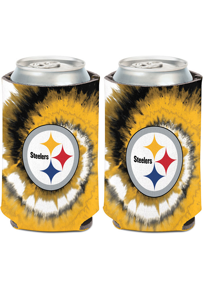 Pittsburgh Steelers Colorblock 12 oz. Slim Can Coolie