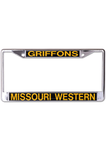 Missouri Western Griffons Black and Silver License Frame