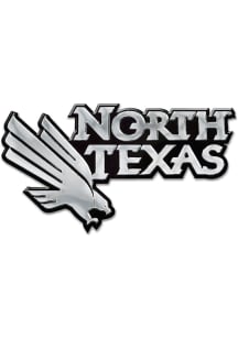 North Texas Mean Green Chrome Car Emblem -