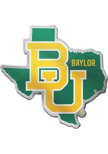 Baylor Bears State Shape Car Emblem - Green