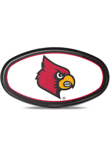 Louisville Cardinals Plastic Oval Car Accessory Hitch Cover