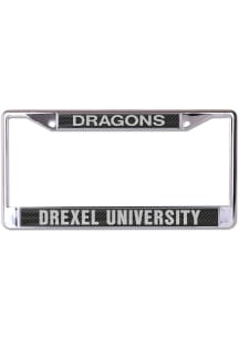 Drexel Dragons Carbon Fiber License Frame