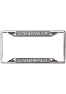 Louisville Cardinals Frosted Metallic License Frame