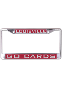 Louisville Cardinals Slogan License Frame