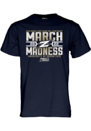 Akron Zips Navy Blue 2022 MARCH MADNESS BOUND Short Sleeve T Shirt