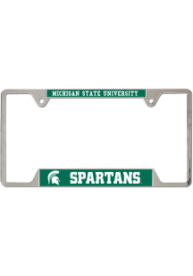 Michigan State Spartans Thin Metal Inlaid License Frame