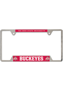 Ohio State Buckeyes Thin Metal Inlaid License Frame