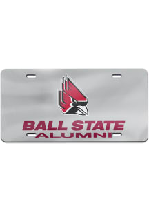 Ball State Cardinals Acrylic Car Accessory License Plate
