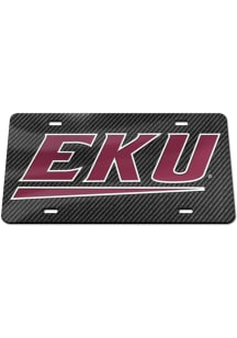 Eastern Kentucky Colonels Carbon Fiber Car Accessory License Plate