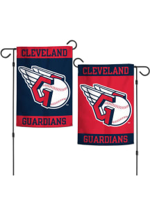 Cleveland Guardians 12.5x18 stripe Garden Flag