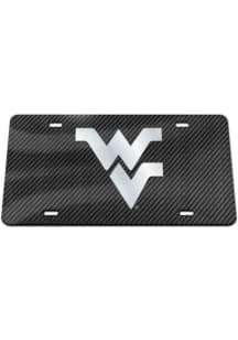 West Virginia Mountaineers Carbon Fiber Car Accessory License Plate