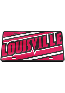 Louisville Cardinals Mega Logo Car Accessory License Plate
