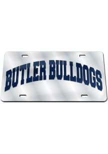 Butler Bulldogs Silver Car Accessory License Plate