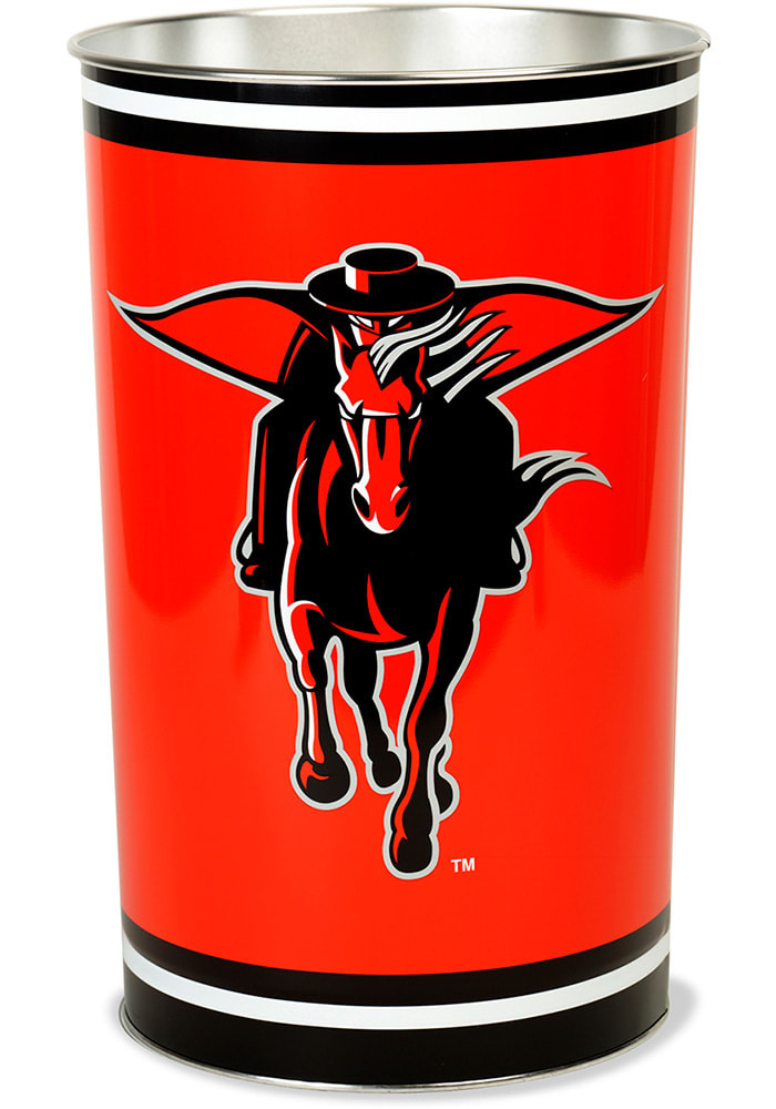Texas Tech Red Raiders Tapered Waste Basket