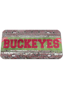 Ohio State Buckeyes Stadium Car Accessory License Plate
