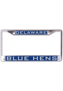 Delaware Fightin' Blue Hens Metallic License Frame