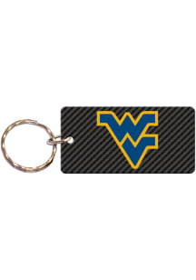 West Virginia Mountaineers Carbon Keychain
