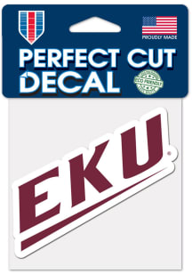 Eastern Kentucky Colonels 4x4 Auto Decal - Maroon