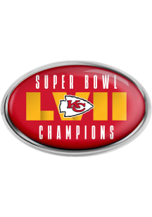 Kansas City Chiefs 2022 Super Bowl Champs Domed Car Emblem - Red