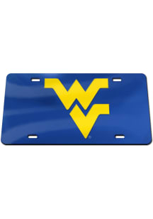 West Virginia Mountaineers Logo on Team Color Car Accessory License Plate
