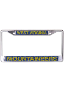 West Virginia Mountaineers Glitter License Frame