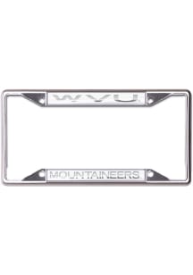 West Virginia Mountaineers Frosted License Frame
