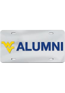West Virginia Mountaineers Silver Alumni Car Accessory License Plate