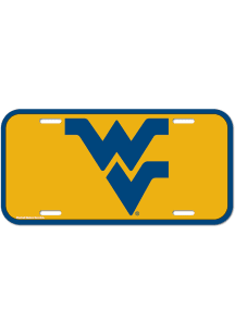 West Virginia Mountaineers Plastic Car Accessory License Plate