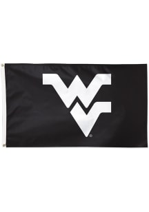 West Virginia Mountaineers Blackout 3x5 Navy Blue Silk Screen Grommet Flag
