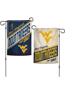 West Virginia Mountaineers Retro 2 Sided Garden Flag