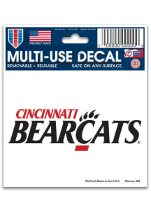 Cincinnati Bearcats Multi-Use 3x4 Auto Decal - Red
