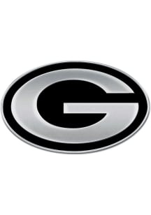 Green Bay Packers Chrome Car Emblem - Silver