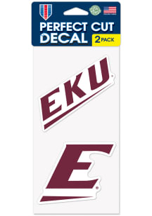 Eastern Kentucky Colonels 2pk Auto Decal - Maroon