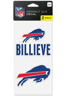 Buffalo Bills 2pk Slogan Auto Decal - Blue