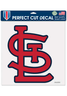 St Louis Cardinals 12x12 Auto Decal - Red