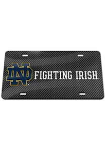 Notre Dame Fighting Irish Black Fighting Irish Car Accessory License Plate