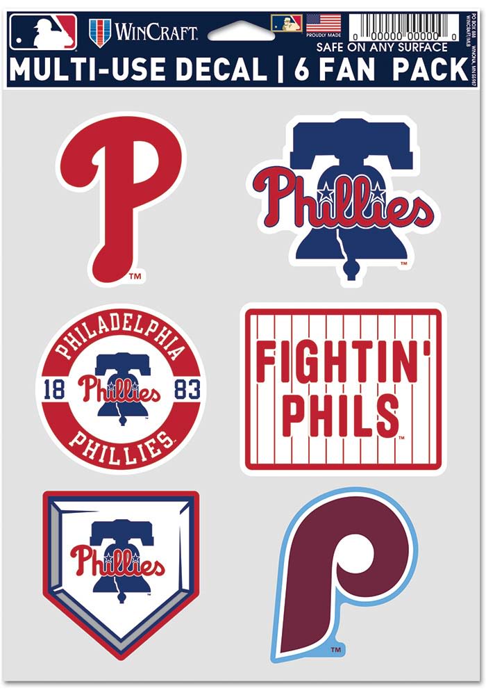  WinCraft MLB Philadelphia Phillies Decal Multi Use