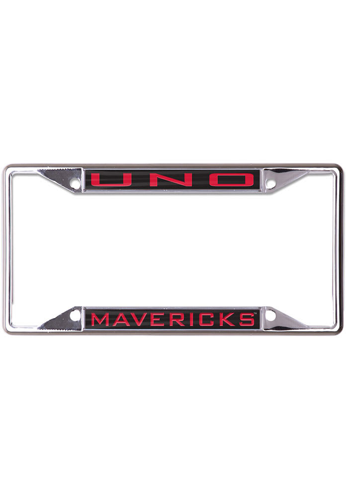UNO Mavericks Metallic License Frame