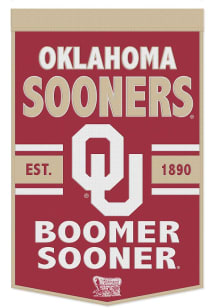 Oklahoma Sooners 24x38 Slogan Banner