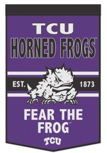 TCU Horned Frogs 24x38 Slogan Banner