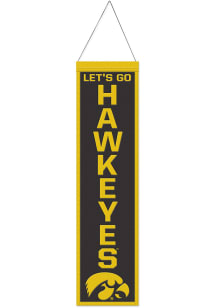 Iowa Hawkeyes 8x32 Slogan Banner