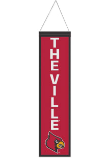 Louisville Cardinals 8x32 Slogan Banner