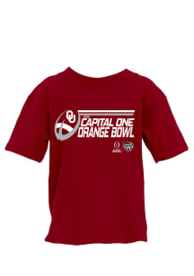 Oklahoma Sooners Youth Red First Half Short Sleeve T-Shirt