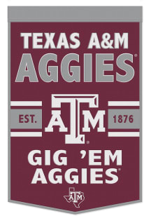 Texas A&amp;M Aggies 24x38 Slogan Banner